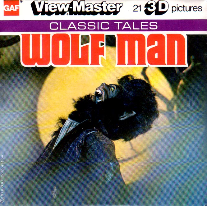 and everything else too: View-Master Wolf Man