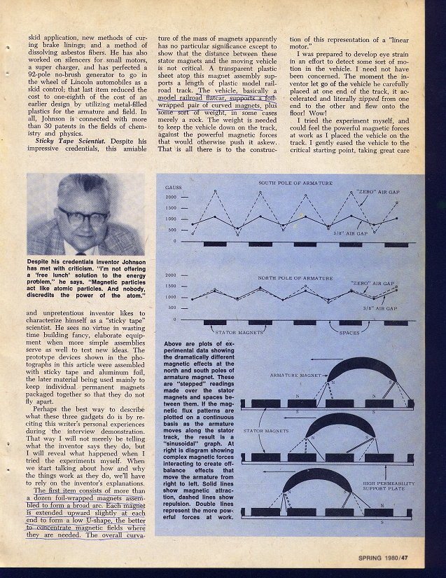 Magnetic Energy Generator - article