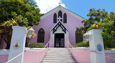 Front of St. John's church, Harbour Is.