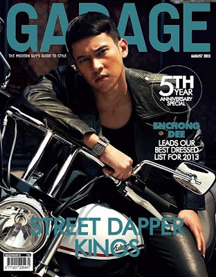 Enchong Dee Covers Garage Magazine August 2013 Issue