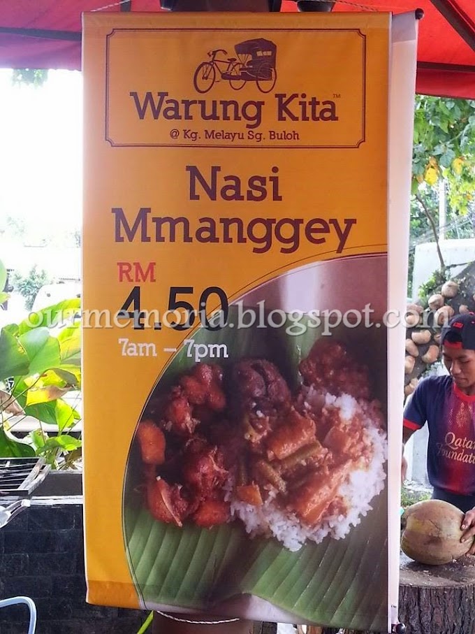 Nasi Mmanggey dan Coconut Shake di Warung Kita