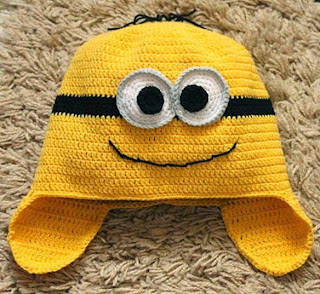 PATRON GRATIS GORRO MINION DE CROCHET 2424