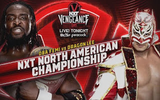 Oba Femi vs. Dragon Lee por Campeonato Norteamericano NXT