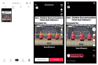 cara edit video tiktok yang sudah di post