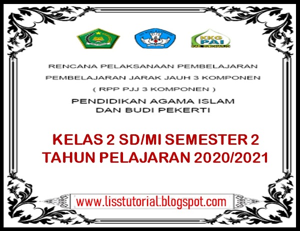 RPP Daring 1 Lembar PAI Dan BP Semester 2 Kelas 2 SD/MI Kurikulum 2013