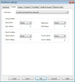 AmiBroker Backtester Settings Trades Tab