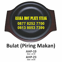 Hot Plate Bulat Murah Dan Kuat, Piring Steak hotplate bulat,hotplate bulat, hotplate bulat besar,hotplate steak hot plate steak murah, beli hot plate steak, hotplate steak asaka, jual hotplate steak murah, hot plate sapi, beli piring steak