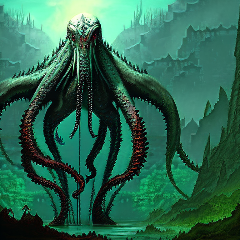 Cthulhu Art Concept | H.P. Lovecraft