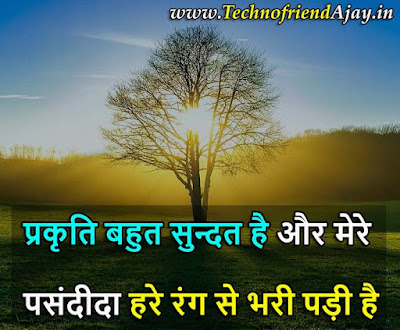 nature quotes in hindi