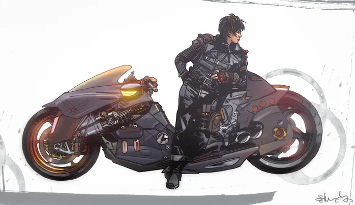 2013 Akira Live Action Movie Concept Art by Tommy Lee Edwards