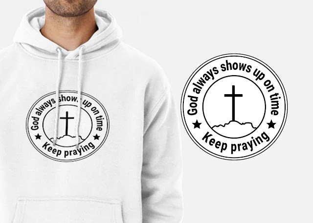 Christian shirt and sticker