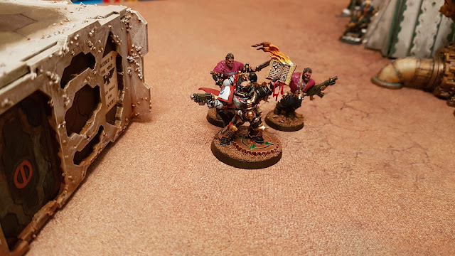 Warhammer 40k battle report - custom Maelstrom of War mission - 1000 points - The Scourged vs Space Wolves.