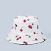 One-Size | White Color Fruit Pattern Bucket Hat | SHE_00044