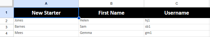 Use Google Apps Script to easily format a Report