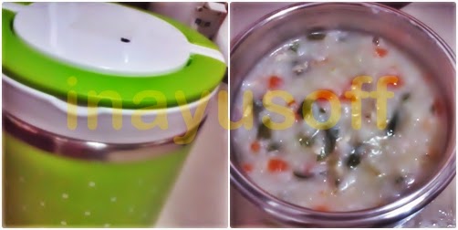 Nur Safiyya  Bubur Lobak + Kobis Bunga + Bayam + Celery 