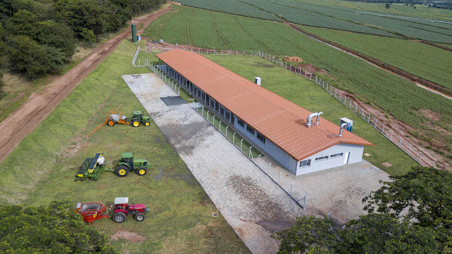 Instalações da Escola Técnica Agropecuária Salvador Arena, localizada em Santa Rita do Passa Quatro, no interior paulista