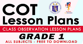 cot lesson plan with powerpoint presentation grade 1