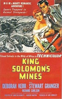 Les Mines du roi Salomon Bennett Stewart Granger Deborah Kerr Poster