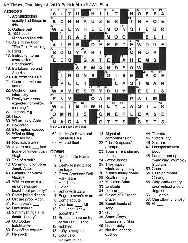 A for Apple: Happy 100th Birthday Crossword Puzzle!