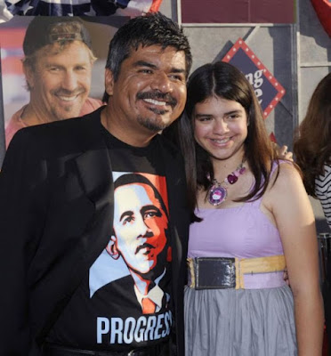 George  Lopez and daughter