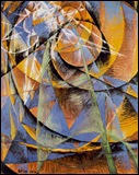 Giacomo_Balla-Mercury_Passing_Before_the_Sun-Tempera_on_Canvas_Board-1914