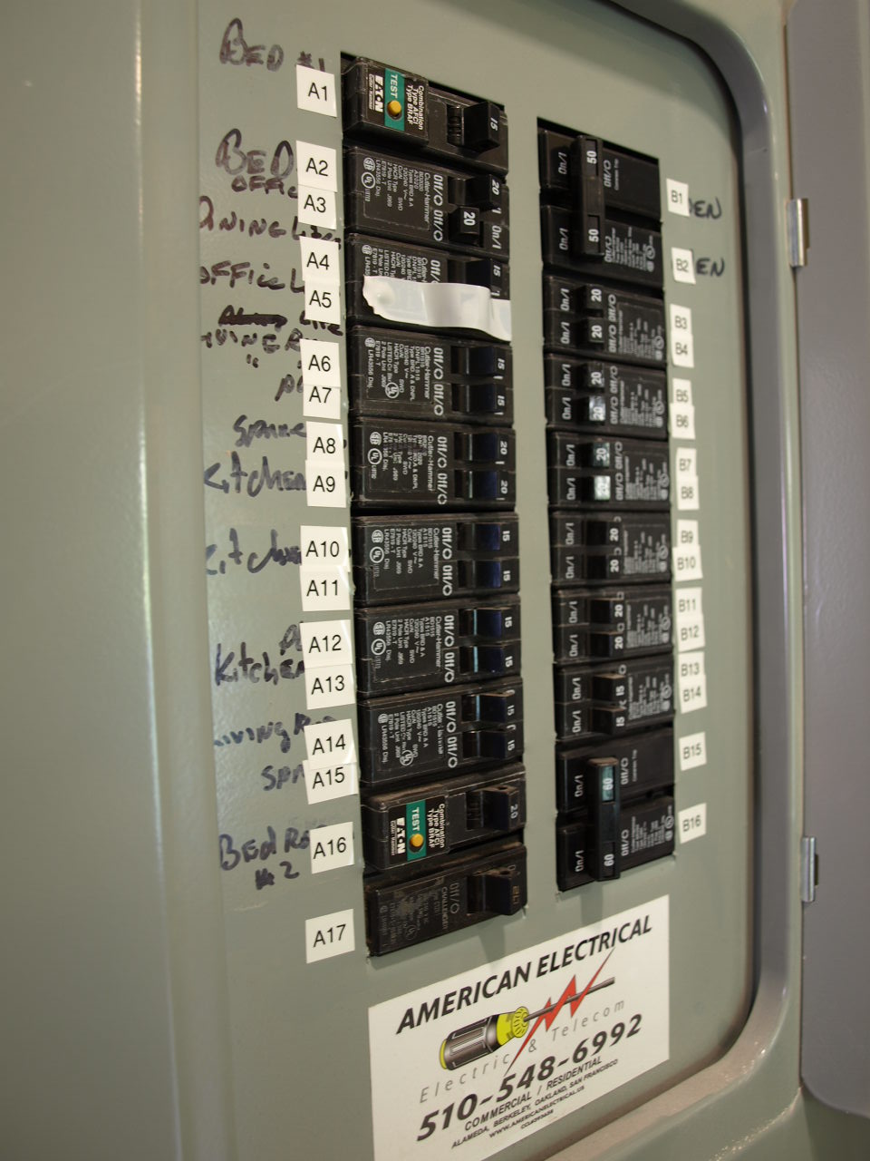Labeling the Electrical Panel