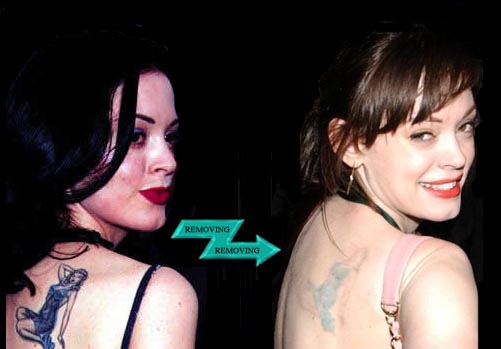 rose tattoos for girls on hip. Rose McGowan is an