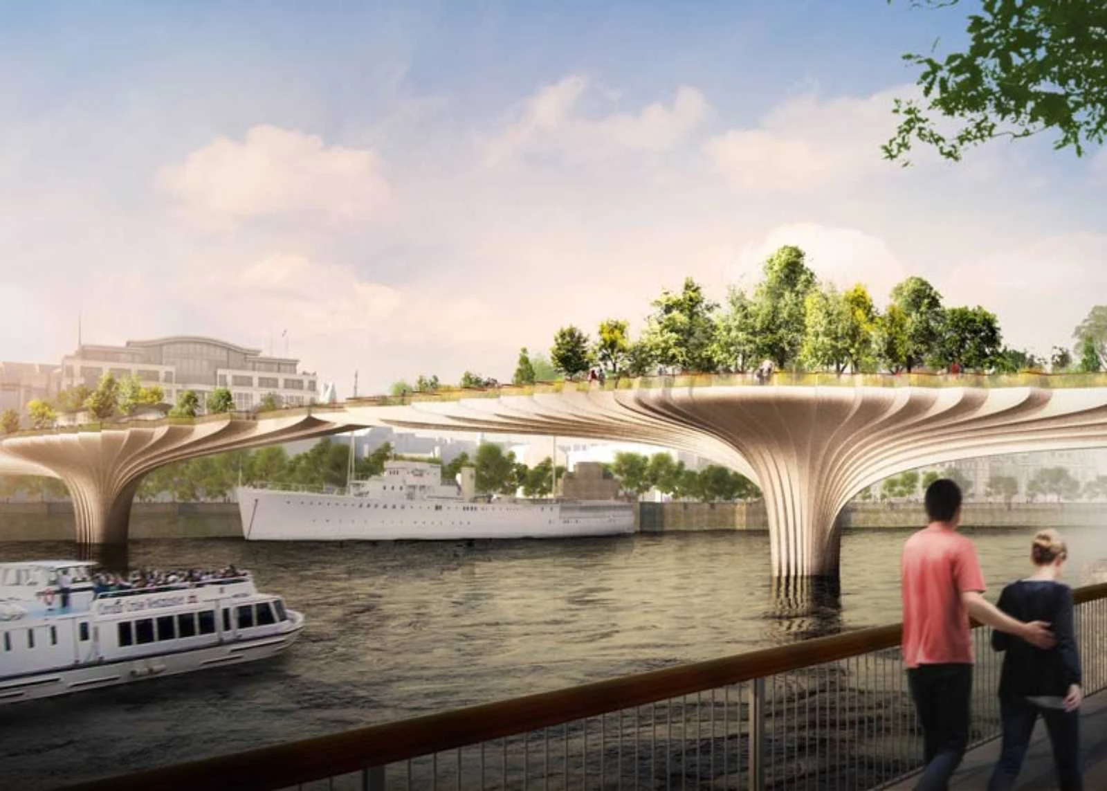Londra, Regno Unito: ‘Garden Bridge’ For London by Thomas Heatherwick