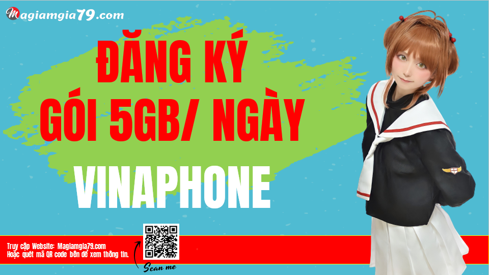 Cách đăng ký gói cước 5GB 1 ngày Vinaphone