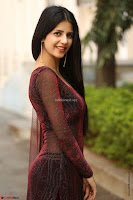 Kashish Vohra looks Beautiful Cute and Innocent beauty in Brown Transparent Velvet Gown ~  Exclusive 003.jpg