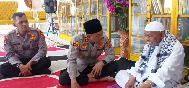 Kapolres Aceh Timur Bersilaturahmi Dengan Pimpinan Dayah Bustanul Huda