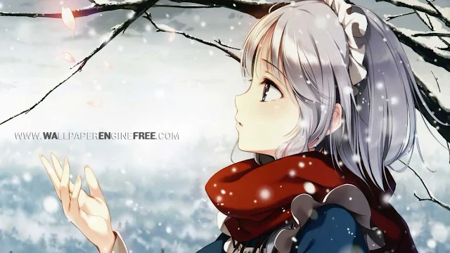 Snow Keta Girl Wallpaper Engine