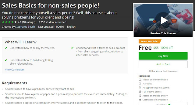  Sales Basics for non-sales people!