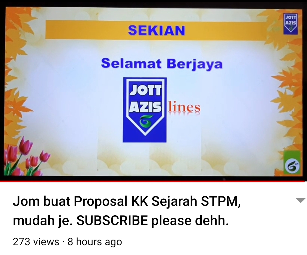 Cara buat proposal / esei / viva KK Sejarah STPM dan 