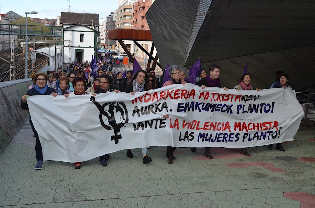 Manifestación contra la violencia machista