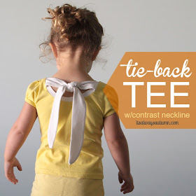 tie back tshirt sewing tutorial