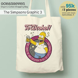 OceanSeven_Shopping Bag_Tas Belanja__Fun Cartoon_The Simpsons Graphic 3