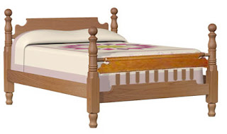 wood bed frame hardware