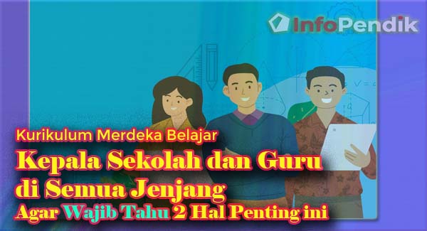 Kurikulum Merdeka Belajar, Kepala Sekolah dan Guru di Semua Jenjang Agar Wajib Tahu 2 Hal Penting ini