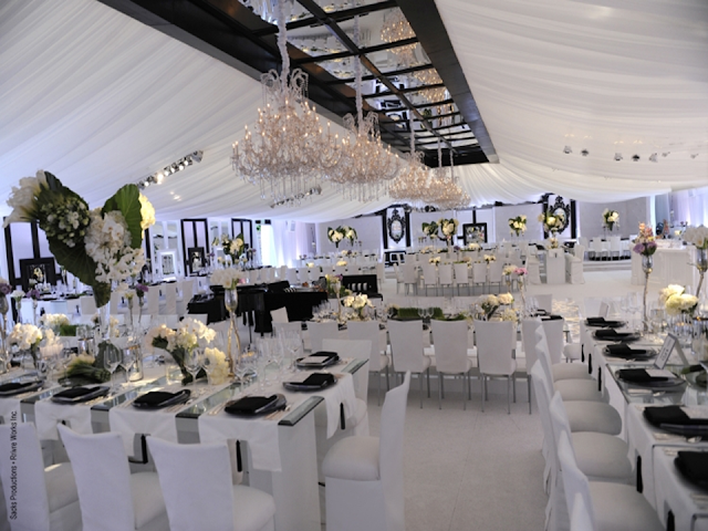 decoração casamento kardashian