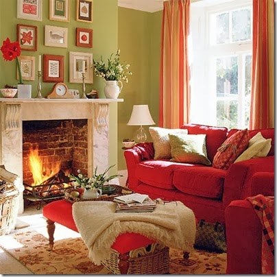 Sage-green-and-red-living-room-with-fireplace