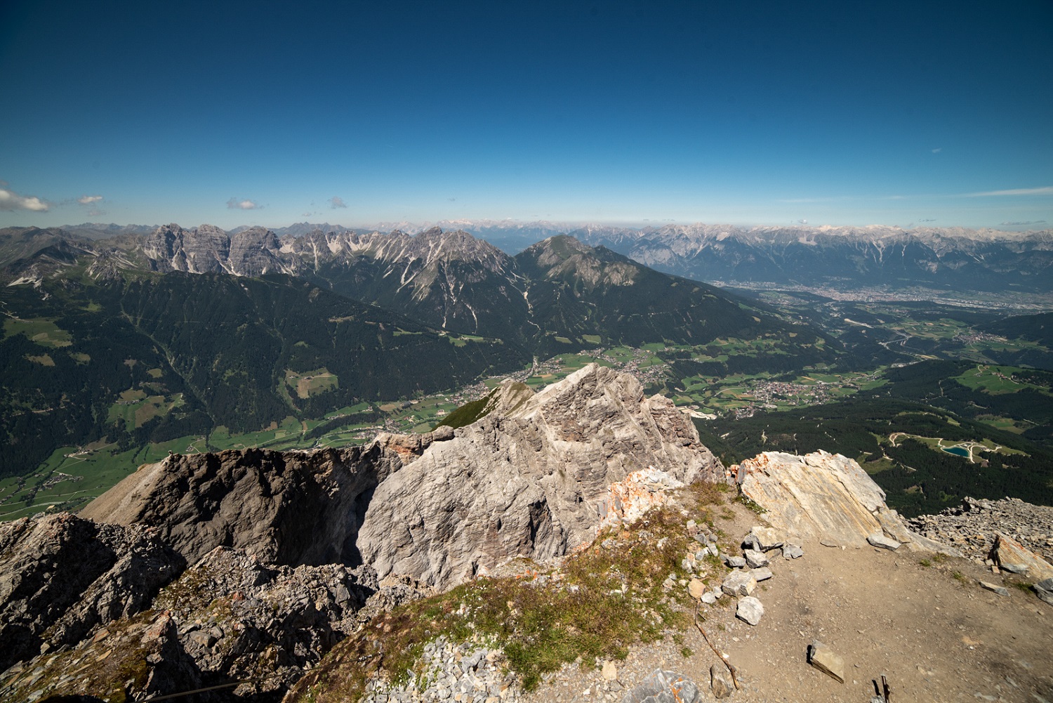 Alpy, widok na góry, Serles