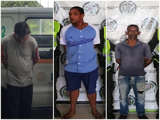 Tres que eran buscados por homicidio cayeron en poder de las autoridades en Valledupar