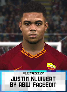 PES 2017 Faces Justin Kluivert by ABW_FaceEdit