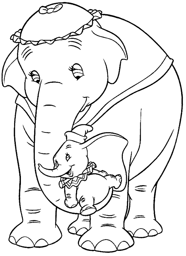 Disney Dumbo \u0026quot; Animal \u0026quot; Cartoon Kids Coloring Pages