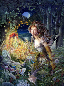 A fairy tale illustration by Kinuko Craft