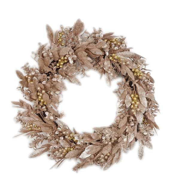 Gold Glitter Wreath