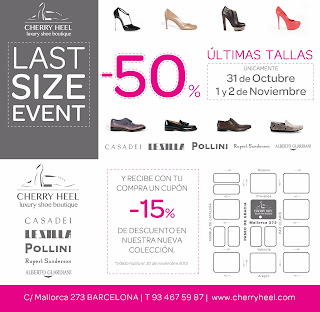 50% Discount Luxury Italian Shoes Cherry Heel Barcelona "Last Size Event"