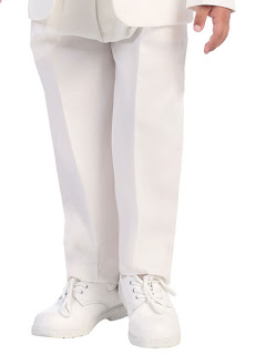 Boys White Dress Pants