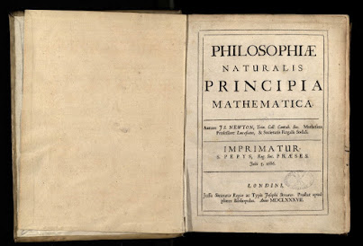 Principia book first edition by Newton